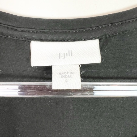 J. JILL BLACK SLEEVELESS BEADED TRIM TANK TOP WOMENS SMALL - Picture 5 of 12